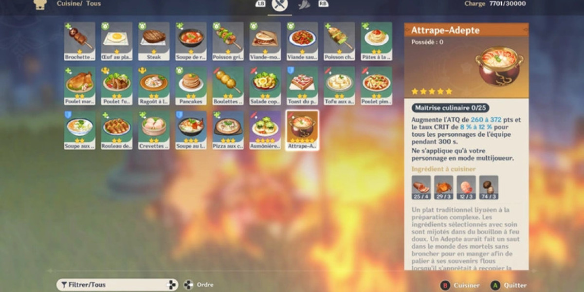 وصفة 5 نجوم Genshin - فخ المتقن