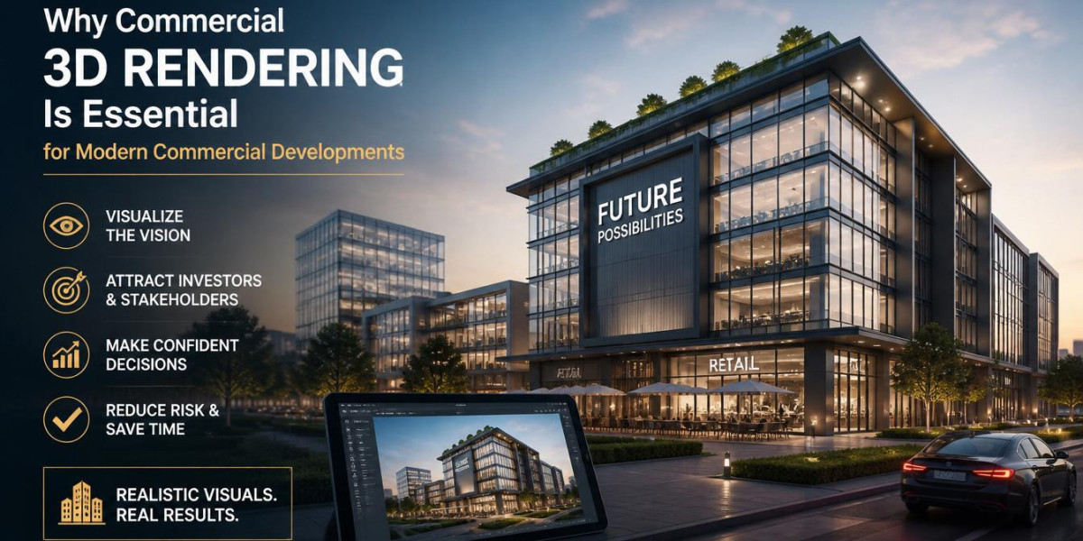 Why Commercial 3D Rendering Is Essential for Modern Commercial Developments